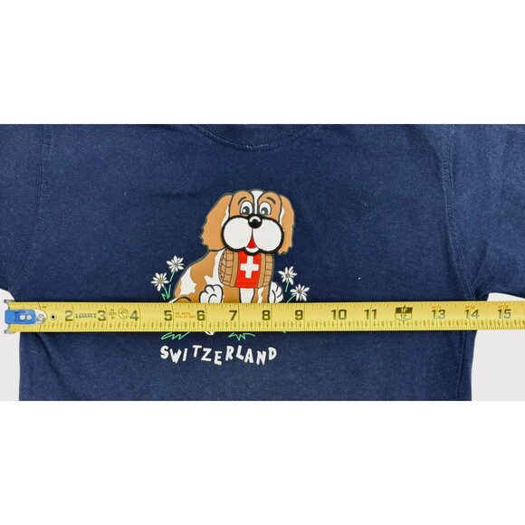 Splash Arts Switzerland T-Shirt 3D St. Bernard Rescue Dog Open Mouth 128 7/8 - Picture 6 of 8